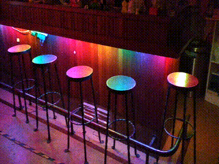 Bar regenboog LEDs supervet.gif